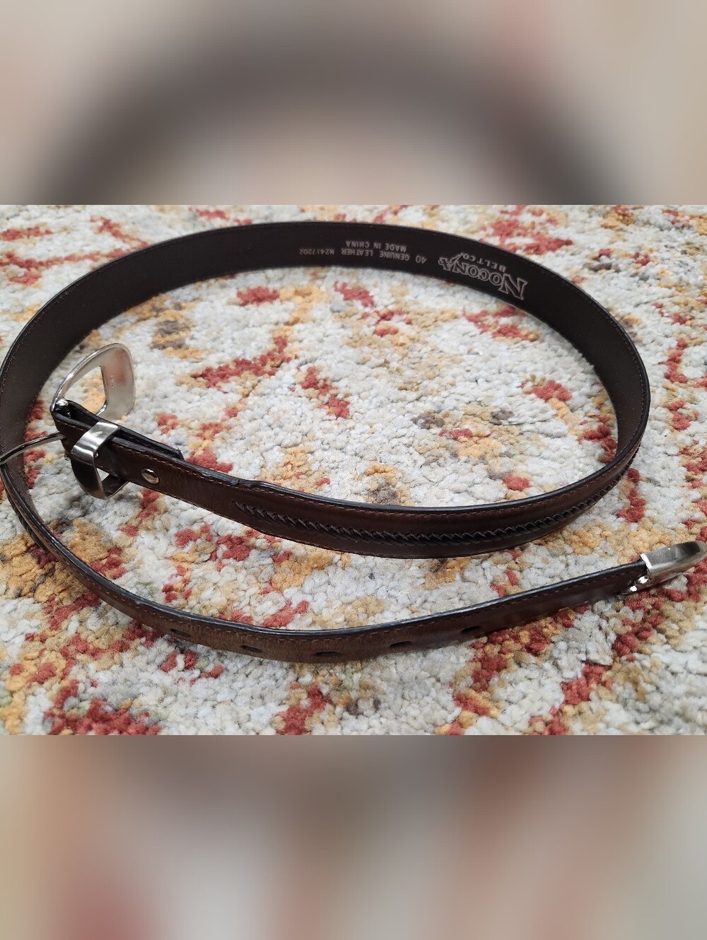 Nocona Leather Belt 40
